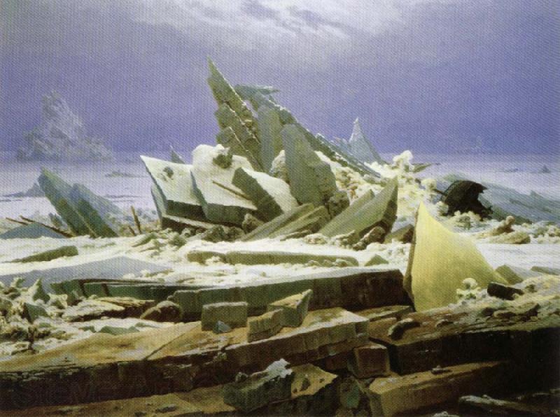 Caspar David Friedrich Shipwreck or Sea of Ice Spain oil painting art